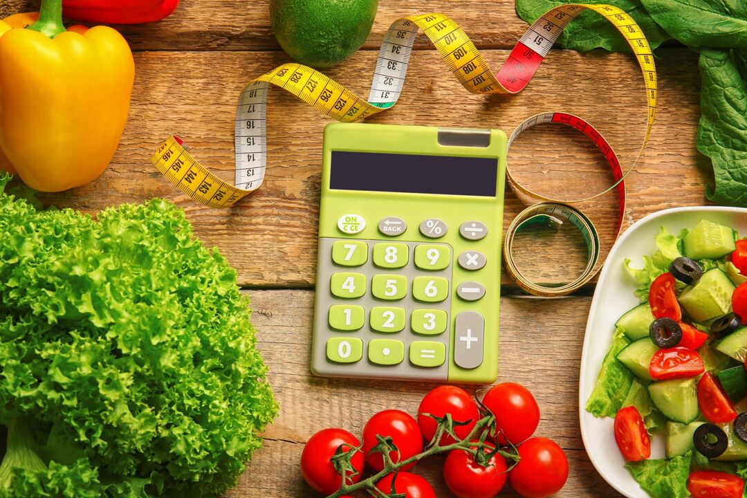 Kalorijų apskaičiavimas svorio metimui naudojant skaičiuotuvą